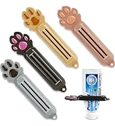 LOVEINUSA Toothpaste Squeezer 4 Pack Squeezer Dispenser