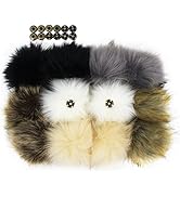 12pcs DIY Knitting Hats Accessires - Faux Fake Fur Pom Pom Ball with Press Button