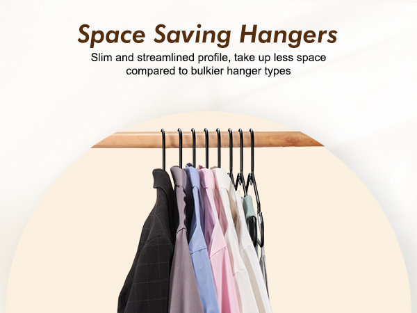 slim hangers space saving