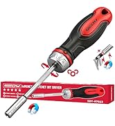 1/4? Magnetic Ratcheting Screwdriver, Durable Bit Holding Screwdriver With Non-Slip Handle 220mm ...
