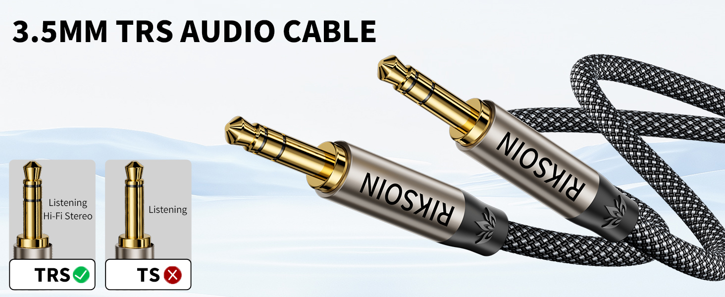 3.5mm Nylon Braided Aux Cable