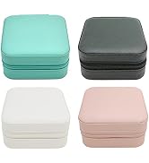 TRODANCE Mini Jewelry Case, Small Travel Jewelry Organizer, Portable Jewelry Box Mini Storage Org...