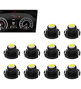 CouTunp 10PCS T4.2 LED Bulb Car Interior Lights, T4 Bulbs Dash Light, 10mm Base 3030 SMD Chip Neo...