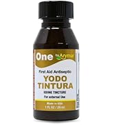 Arymar Iodine Tincture, YODO Tintura 2% Topical Solution for Minor Cuts, Scrapes, Burns, 1 Fl Oz