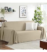 TAOCOCO Couch Cover Blanket Sectional Sofa Covers Thick Chenille Couch Covers for 3 Cushion Couch...