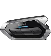 Sena 50R 3-Button Motorcycle Bluetooth Headset w/Sound by Harman Kardon Integrated Mesh Intercom ...