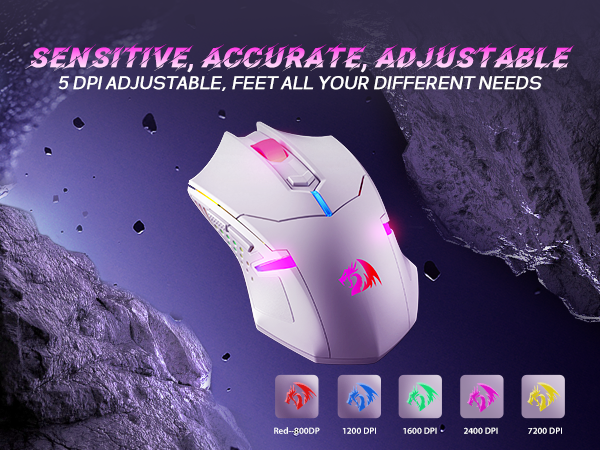 7200 DPI adjustable
