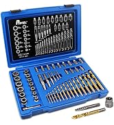Screw Extractors, PTSTEL 49PCS Nut Removal And Drill Bit Set, Multi-Spline Screw Extractors, Spir...