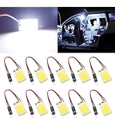Qasim COB Chipset 18-SMD LED Panel Dome Light Auto Car Interior Reading Plate Lamp Roof Ceiling I...