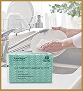 Atitifope Multipurpose Cleaning Cloths Nonstick Wiping Rags Disposable Cleaning Towels Dish Cloth...