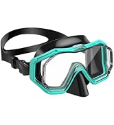 WSTOO Kids Swim Goggles with Nose Cover, HD 3-Window Vision Safe Shatterproof Lens, Anti-Fog-Leak...