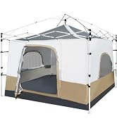 REDCAMP Canopy Camping Tent for Pop Up Canopy Tent, Inner Tent Converts Straight Leg 10'x10' or 1...