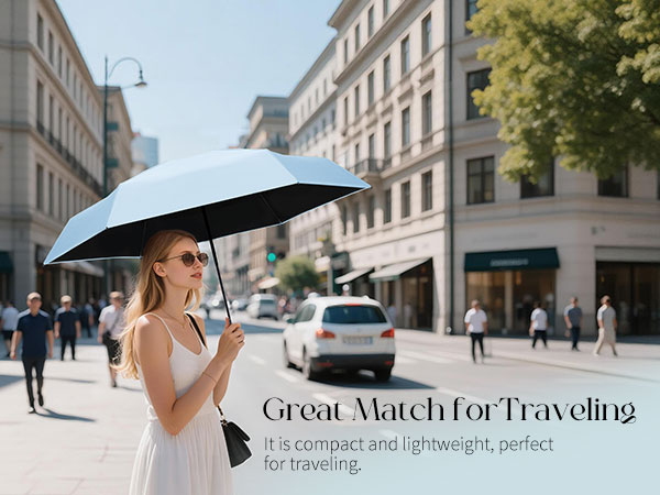 Mini Portable Travel Umbrella with Case