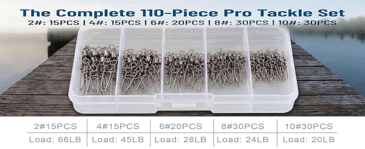110 fishing snap clips