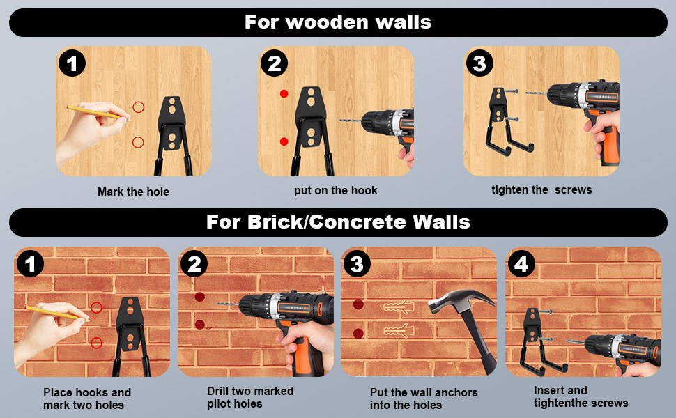 garage wall hooks