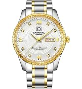 Gosasa Swiss Made Men Luxury Gold Watches,Automatic Analog Display Calendar Week Luminous Gold St...