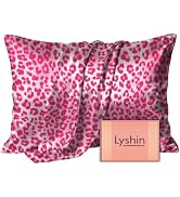 LYSHIN Silk Pillow Cases Standard Size with Hidden Zipper, Champagne | 19 Momme Mulberry Silk Pil...