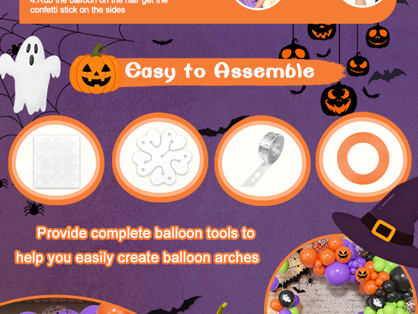 halloween balloon garland