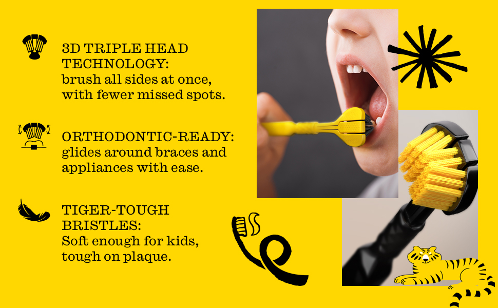 Tiger Tough 3D Brush