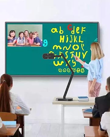 usb document camera teacher led light teaching education 4K 8MP class classroom