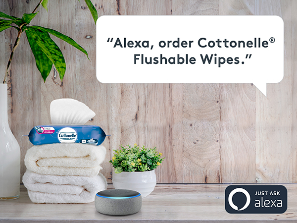 Cottonelle Flushable wipes
