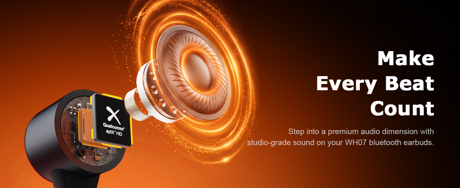10mm drivers deliver | 2 EQ Modes (Balanced/Bass)
