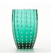 Zafferano Perle Tumbler Green (Set of 2)