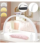 MACTREM Nail Lamp for Desk,Foldable Half Moon Light for Nail Desk, with Phone Holder/Carrying Bag...