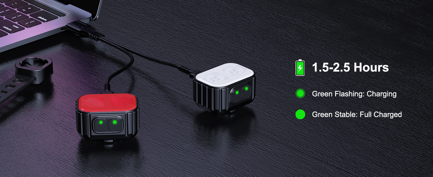 rechargeable bike light