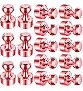 FINDMAG 16 Pack Refrigerator Magnets Magnetic Push Pins, Fridge Magnets Whiteboard Magnets, Small...