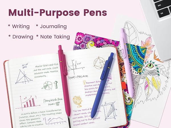colored pens for journaling
