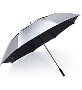 G4Free Huge Golf Umbrella UV Protection Auto Open Windproof Umbrella Oversized Extra Large Vented...