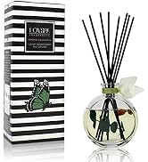 LOVSPA Reed Diffuser Set, Unwind Eucalyptus & Mint Scented Oil Diffuser with Sticks, Home Fragran...