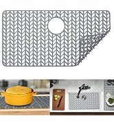 Sink Protectors for Kitchen Sink 12" 13" 16" 18" 19" 24" 26" 28" 29" 30" Silicone Sink mat| Silic...