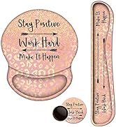 ArtSo Mouse Pad Keyboard Wrist Rest Support Ergonomic, Upgraded Cushion Mousepad Gel Memory Foam ...