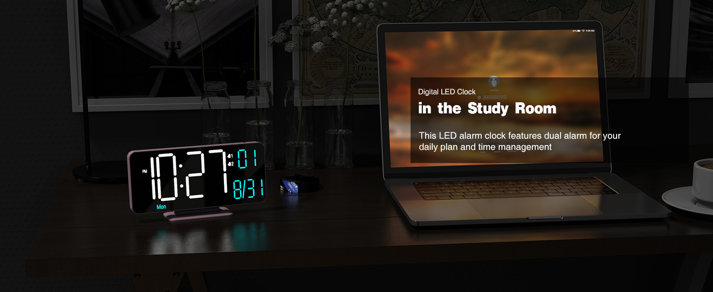 led clock
