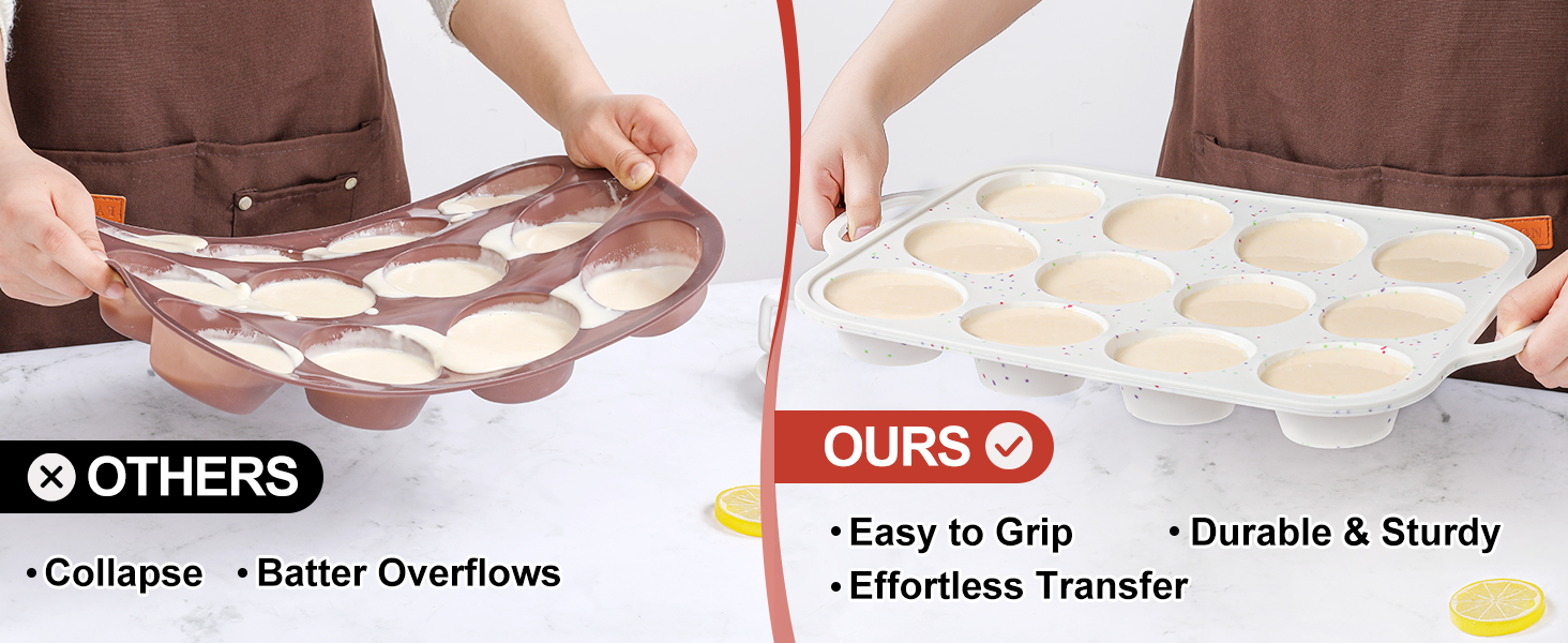 silicone muffin pan