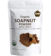 Organic Soapnut Powder, Aritha, Reetha, Natural Skin & Hair Cleanser, Shampoo & Conditioner, Rese...