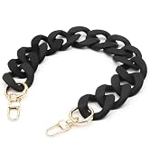 Purse Chain Acrylic Bag Chains Fashion Purse Charms Short Handle Purse Strap for Handbags(17.7inch)