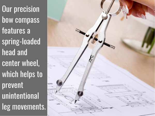 Mr. Pen- Metal Protractor and Metal Compass Set