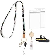 WK IEASON Lanyard Neck Strap Keychain ID Holder Keyring Keys Badge Holder Phone Camera Strap hold...