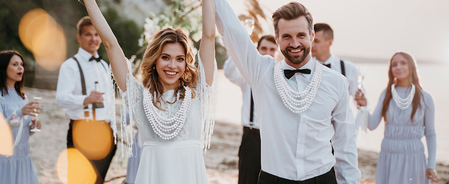 pearl necklaces