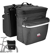 KEMIMOTO Bike Bag Accessories Panniers for Bicycle Rear Rack Bag Upgraded 34L Capacity Storage Sa...