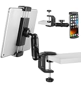 SH ipad Mount for Desk, Tablet Holder for Desk, Kitchen Tablet Holder iPad Mount, 360° Adjustable...