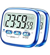 AyayaBoss 2-Pack Magnetic Kitchen Timers for Cooking, Digital Stop Watch Countdown Timer for Kids...