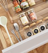 Expandable Acrylic Seasoning Rack