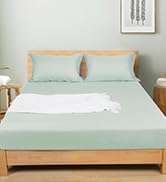 David's Home 100% Rayon Derived from Bamboo Cooling Sheets Set,Luxury Silk Like Soft Breathable f...