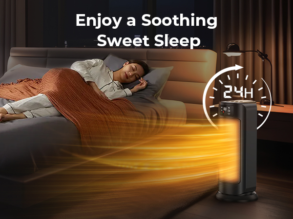 space heater with timer