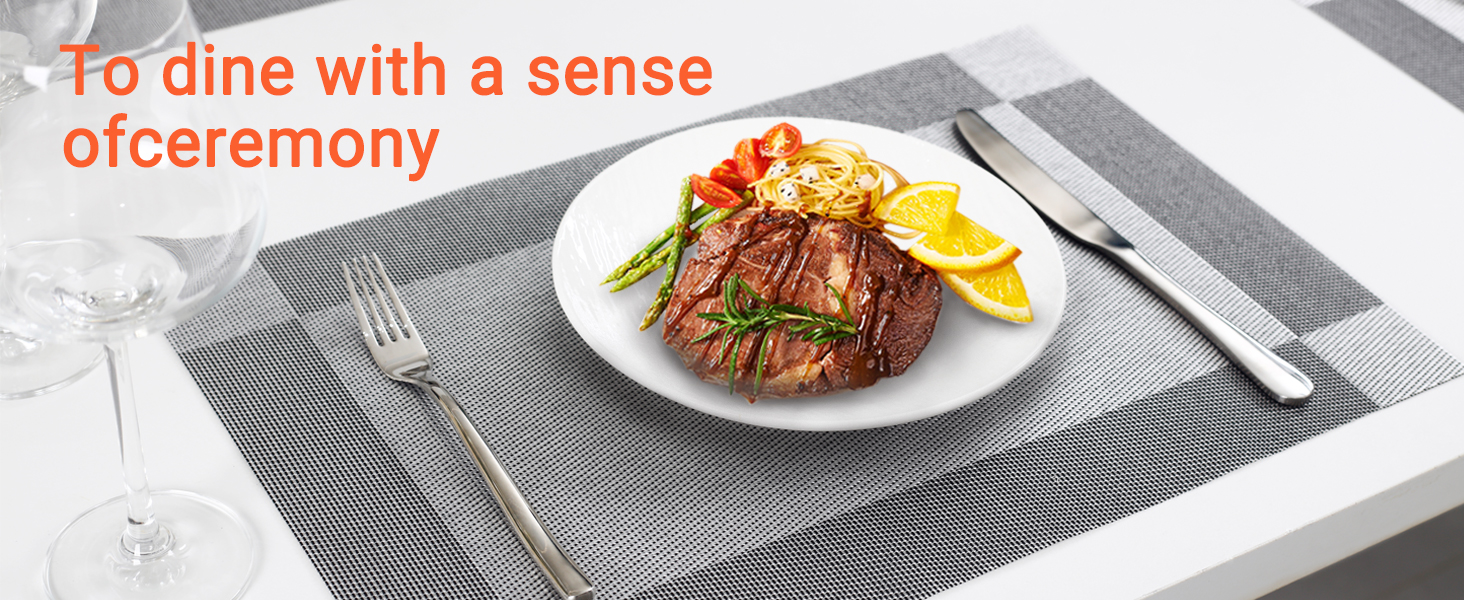 To dine with a sense of ceremony