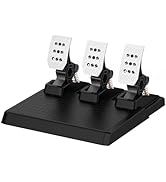 DOYO Racing Wheel Pedals, PC Gaming Steering Wheel Pedal Set, Swappable Springs, Adjustable, Dura...